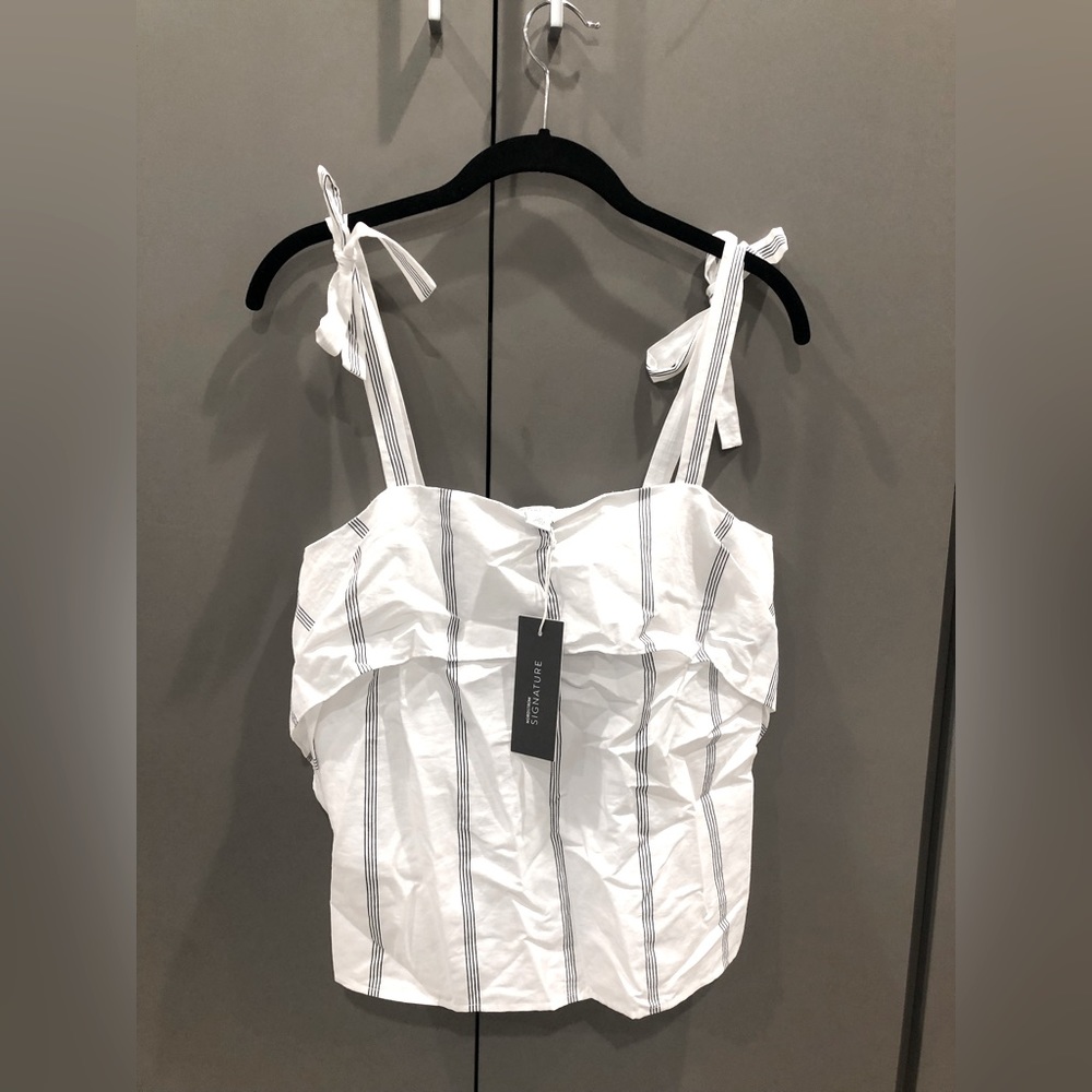 Nordstrom Signature 100% Linen Top